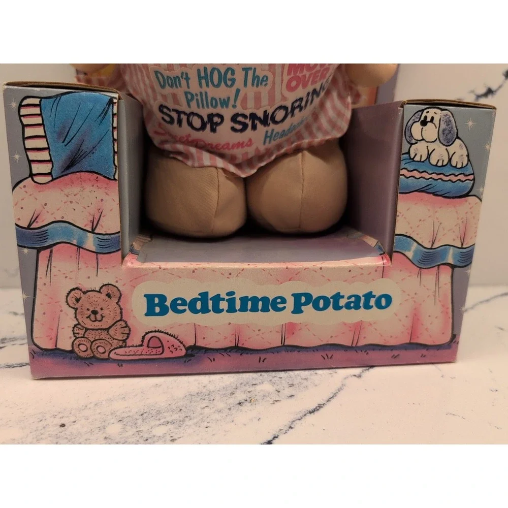 Vintage 1988 DanDee Bedtime Potato Funny‎ Plush NIB